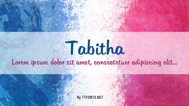 Tabitha example