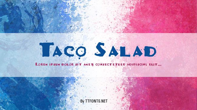 Taco Salad example