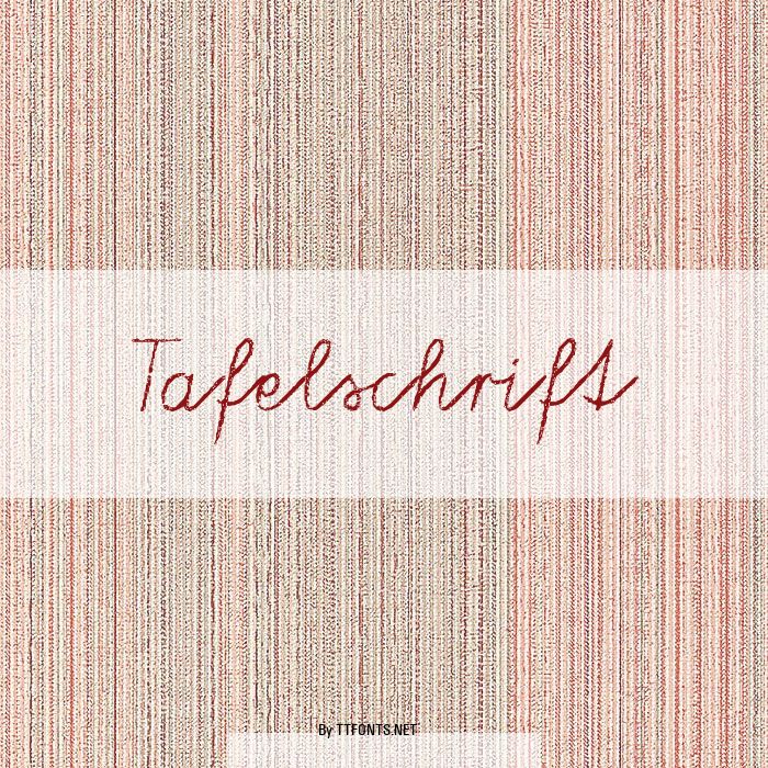 Tafelschrift example