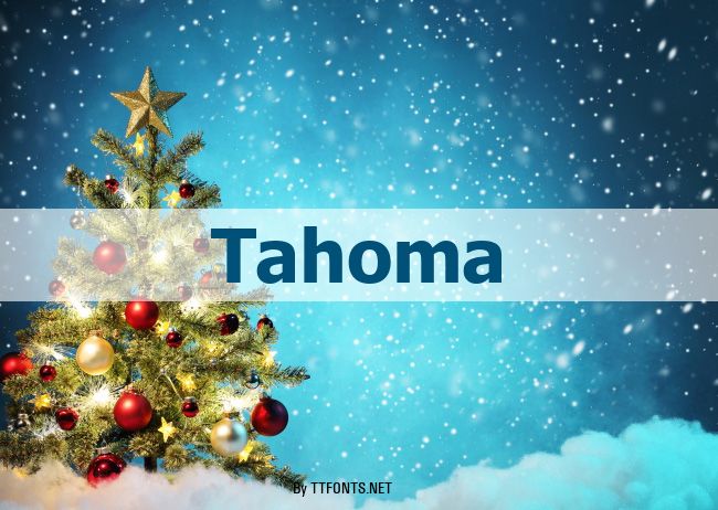 Tahoma example