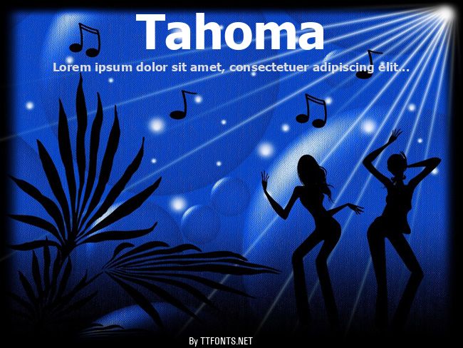 Tahoma example