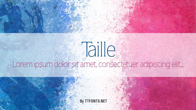 Taille example