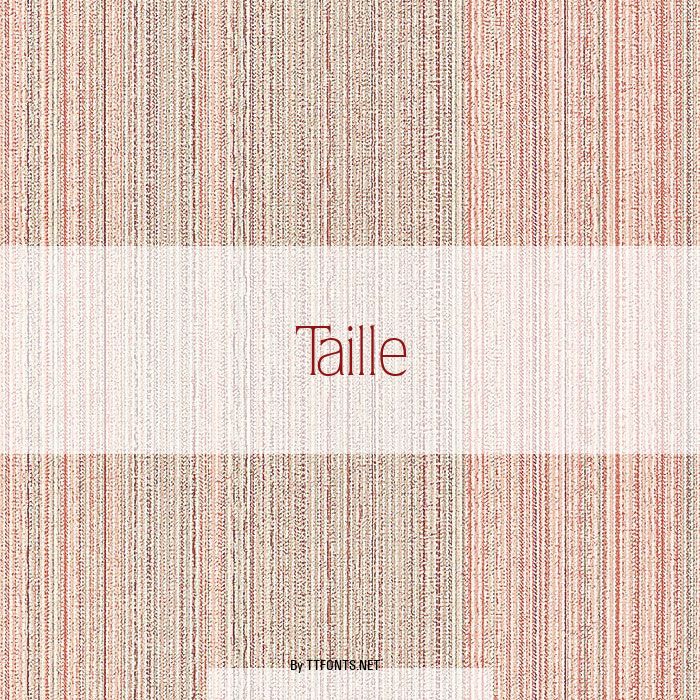 Taille example