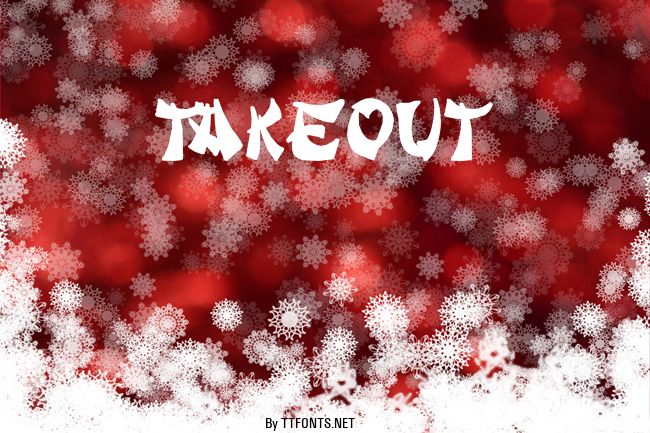 Takeout example