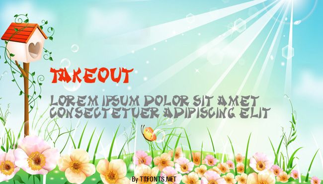 Takeout example
