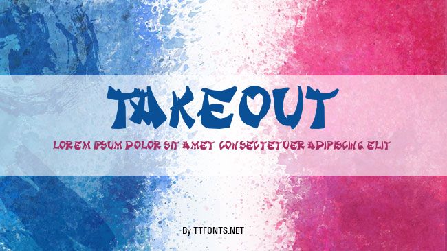 Takeout example