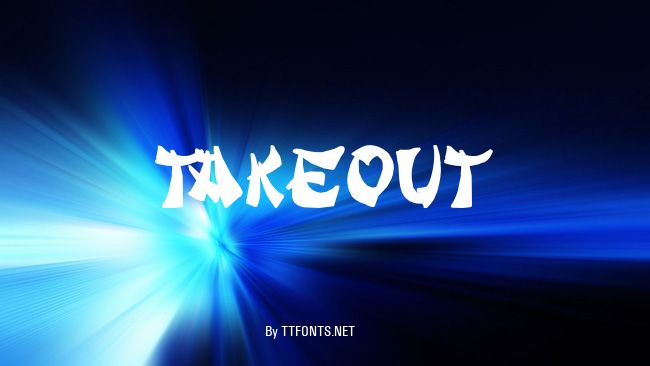 Takeout example