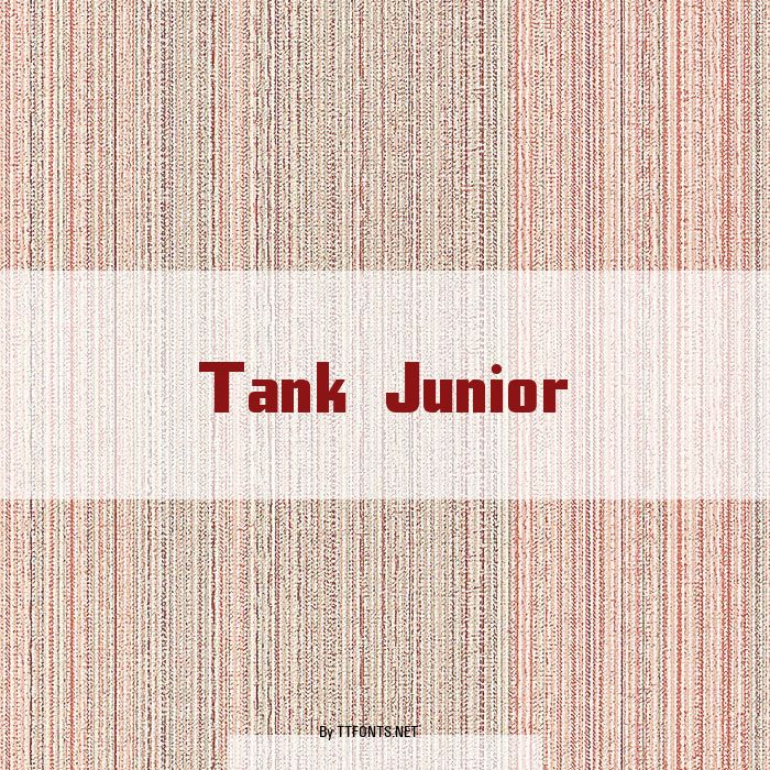 Tank Junior example