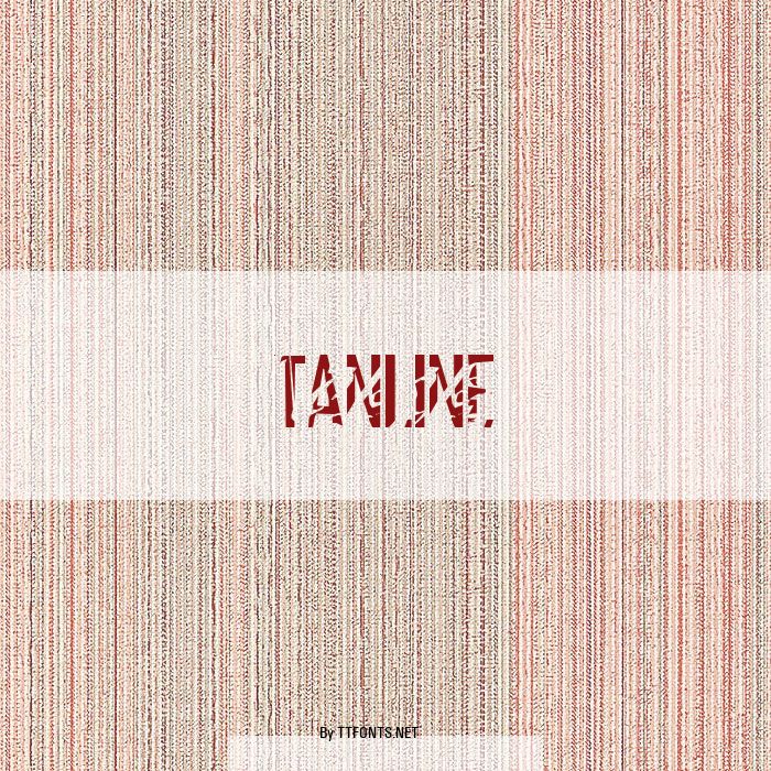 Tanline example