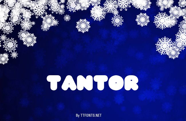 TANTOR example
