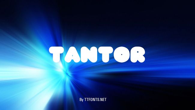 TANTOR example