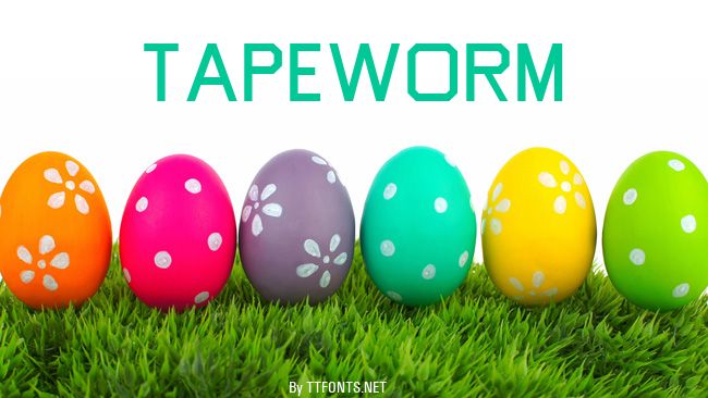 Tapeworm example