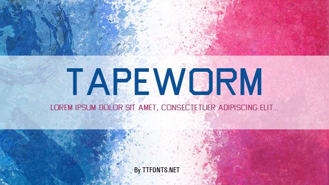Tapeworm example