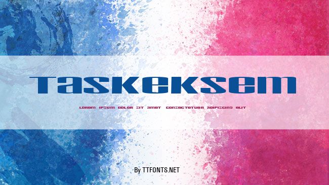 Taskeksem example