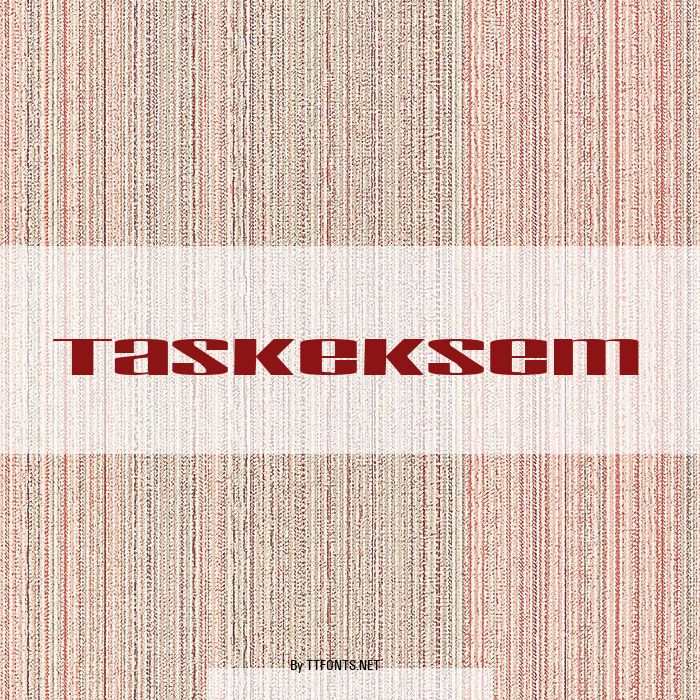 Taskeksem example