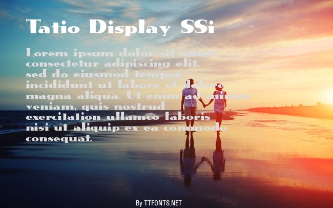 Tatio Display SSi example