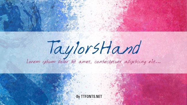 TaylorsHand example