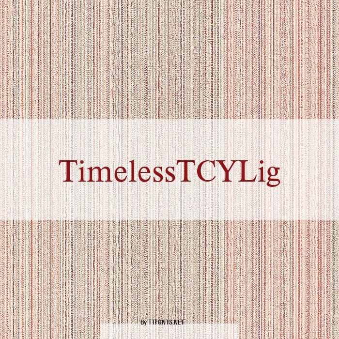 TimelessTCYLig example