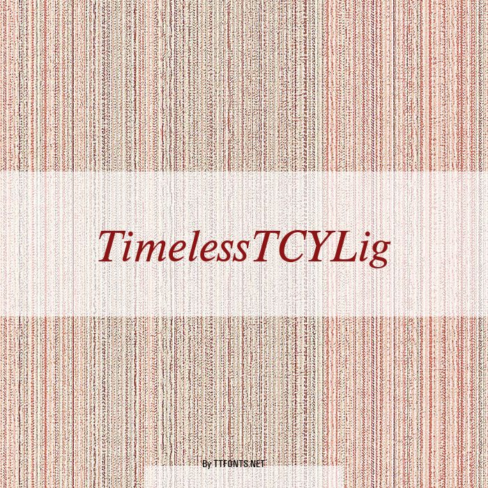 TimelessTCYLig example