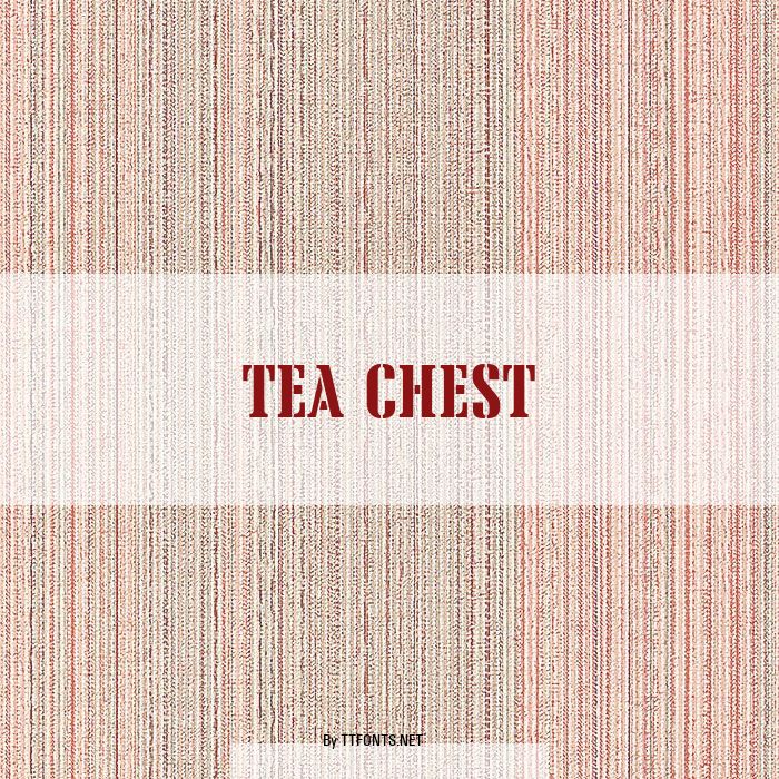 Tea Chest example