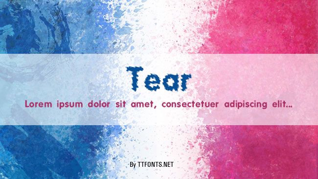 Tear example