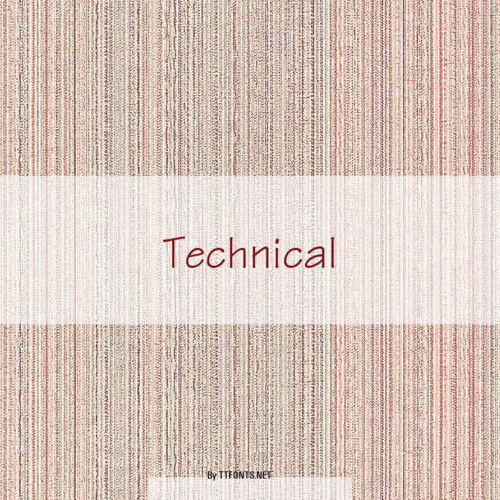 Technical example