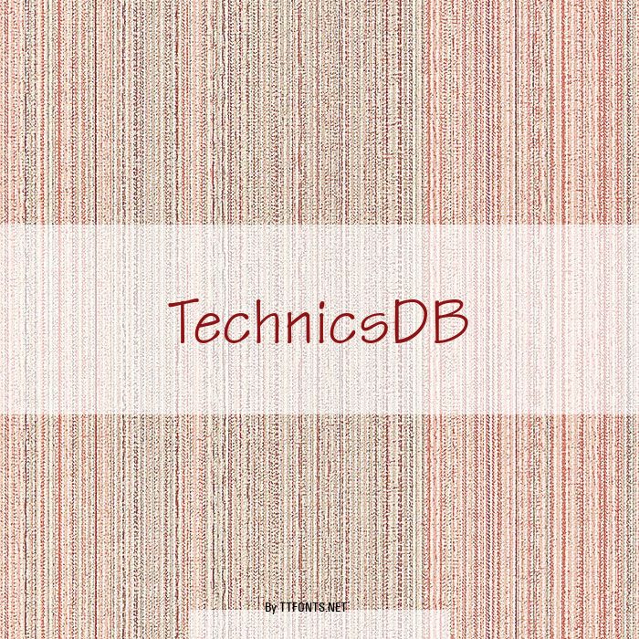 TechnicsDB example