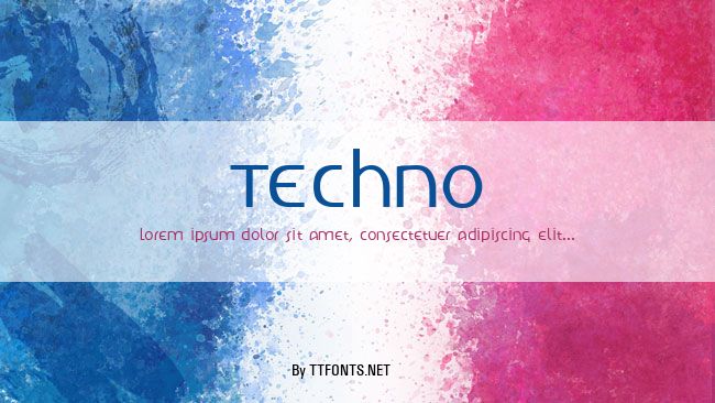 Techno example