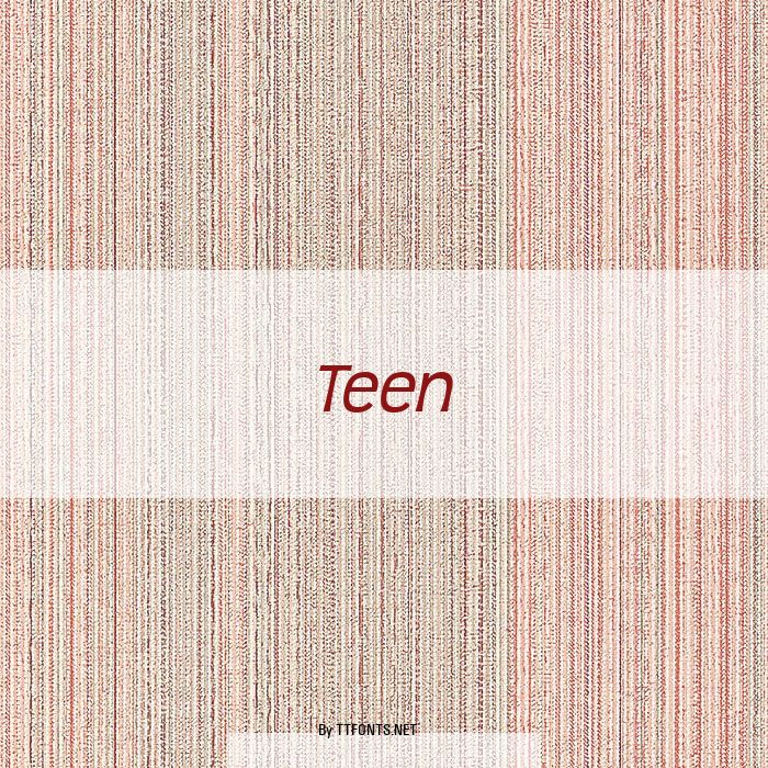 Teen example