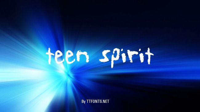 teen spirit example