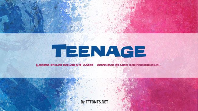 Teenage example