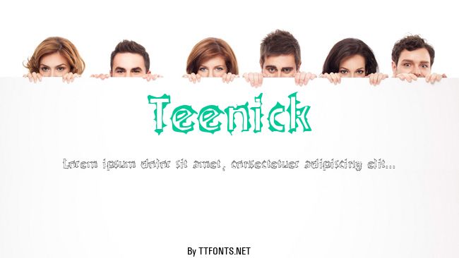 Teenick example
