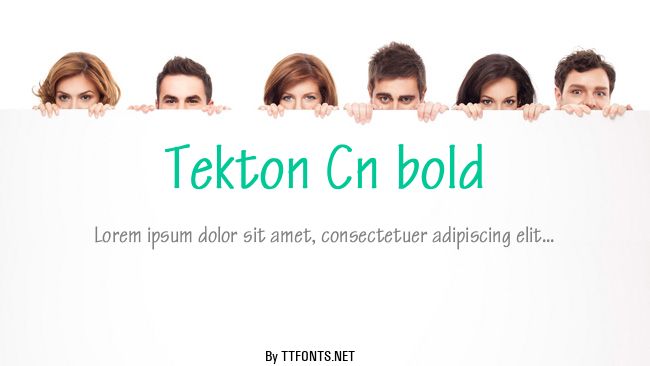 Tekton Cn bold example