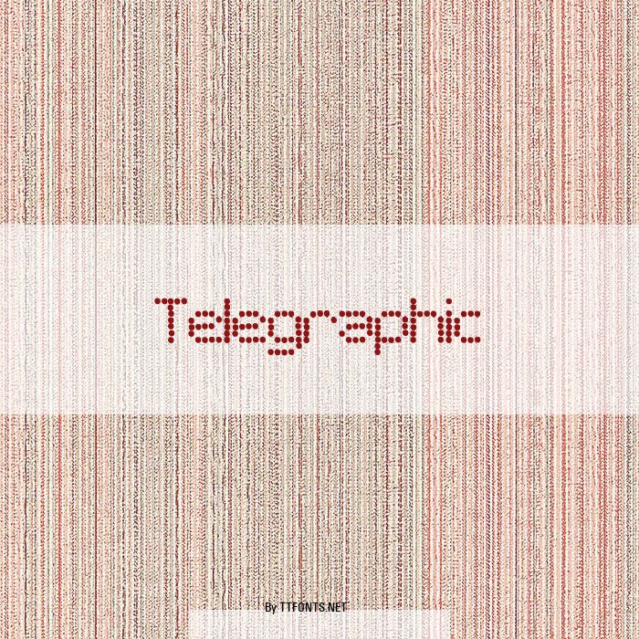 Telegraphic example