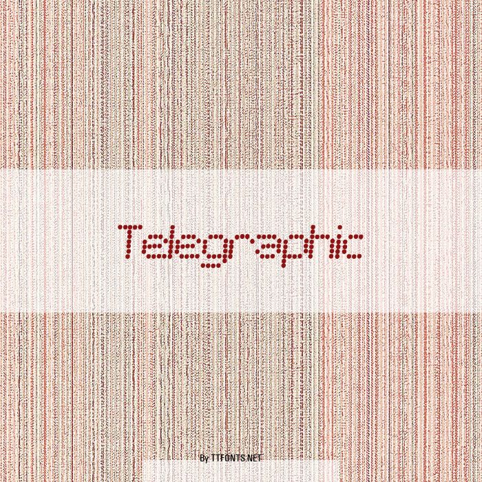 Telegraphic example