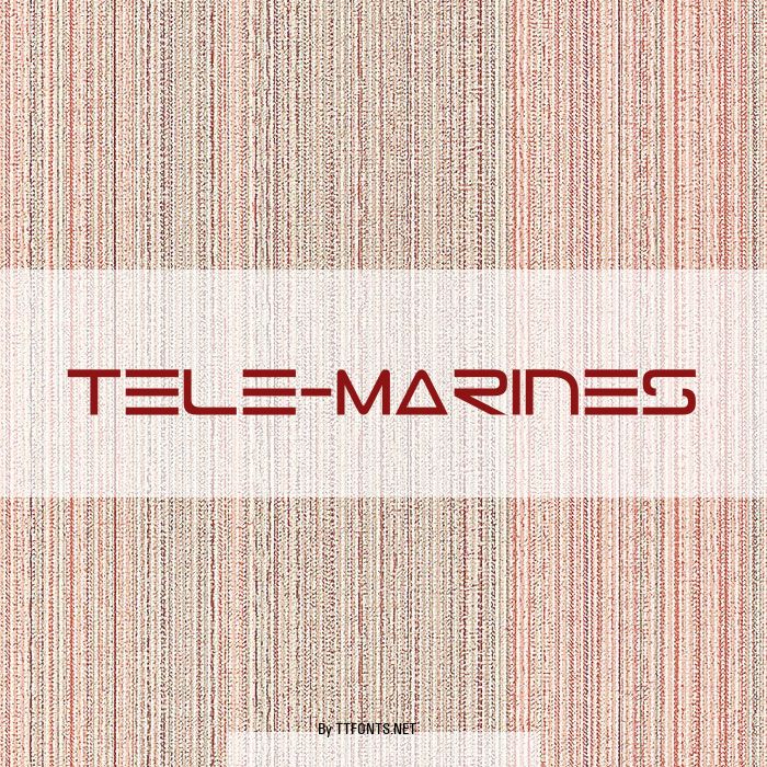 Tele-Marines example