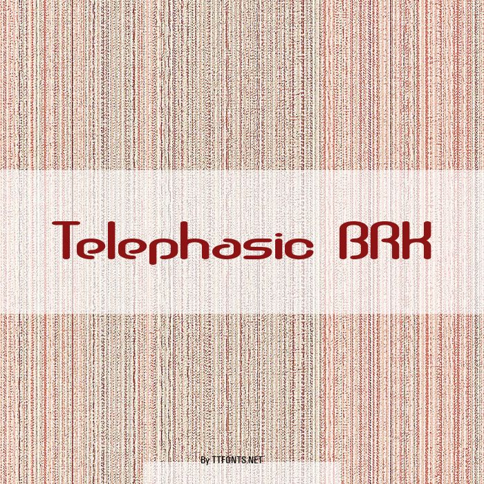 Telephasic BRK example