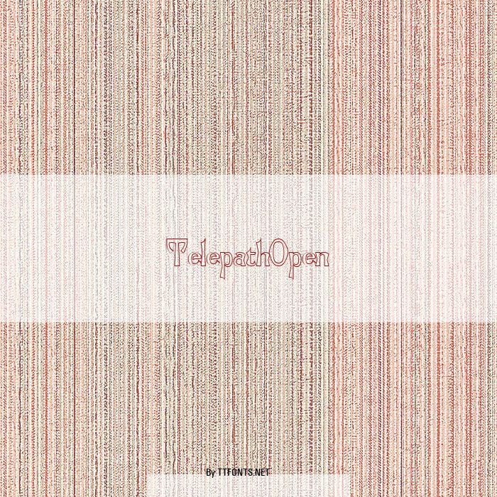 TelepathOpen example