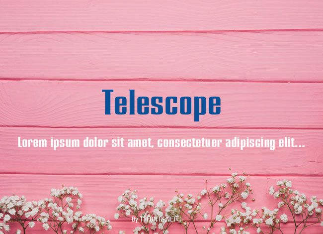 Telescope example