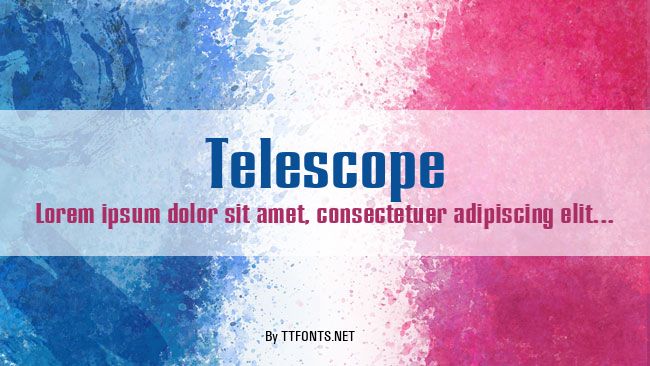 Telescope example