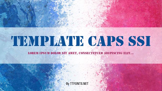 Template Caps SSi example