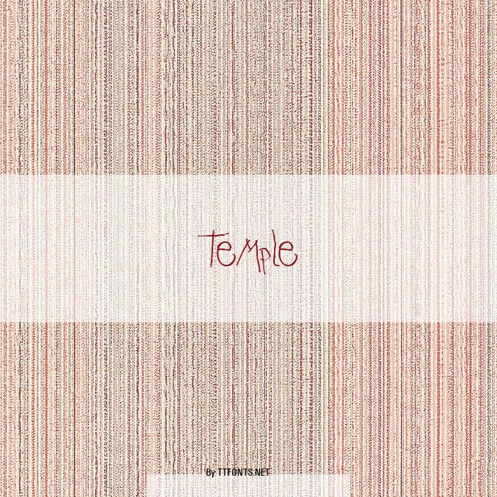 Temple example