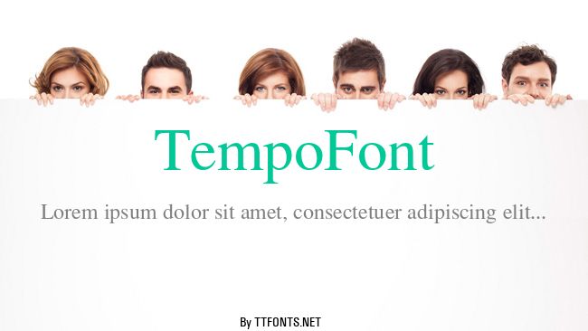 TempoFont example