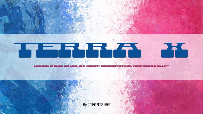 Terra  X example
