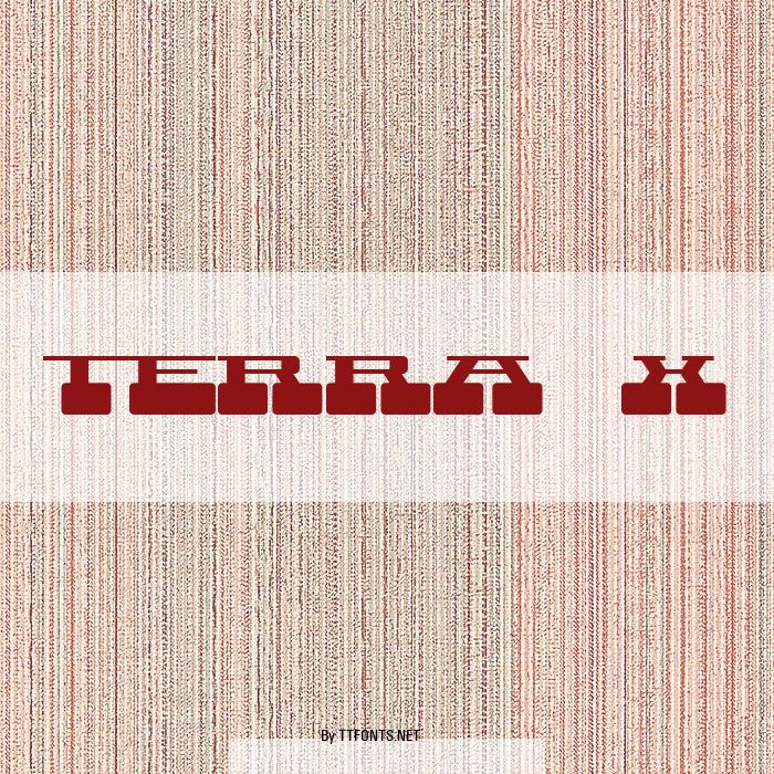 Terra  X example