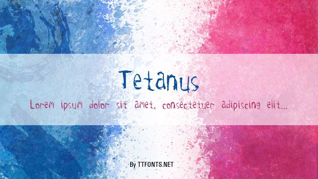 Tetanus example