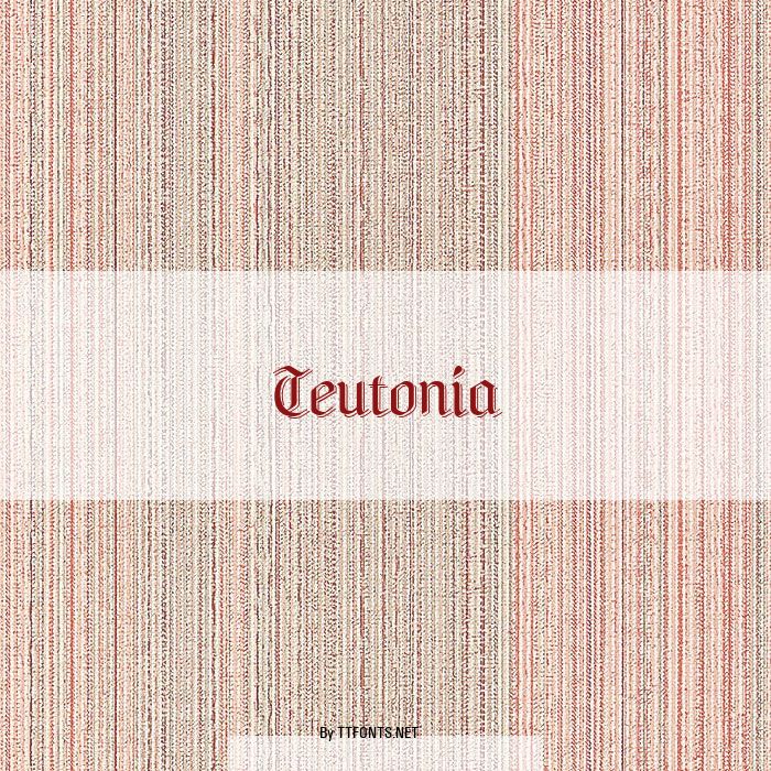 Teutonia example