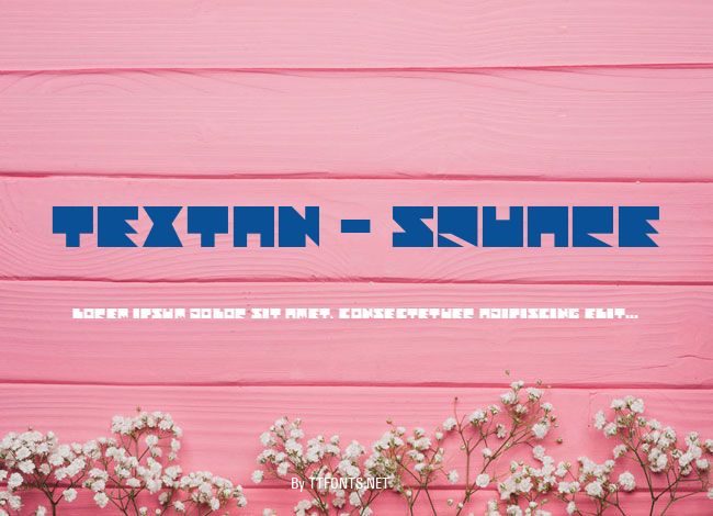 Textan - Square example