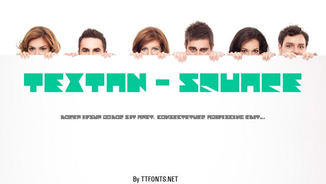 Textan - Square example