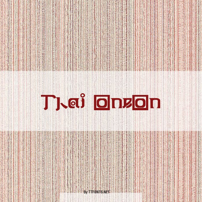 Thai OneOn example